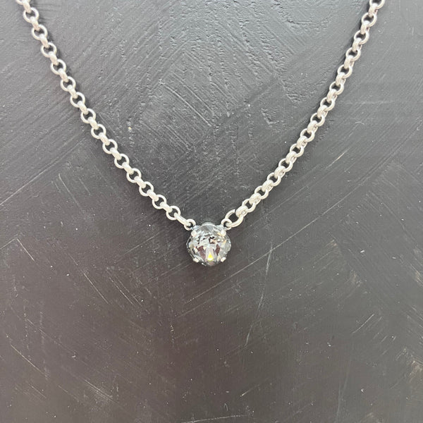 Sadie Necklace Silver Night