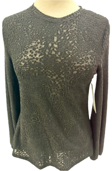 Black Burnout Top