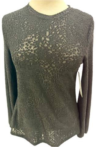 Black Burnout Top