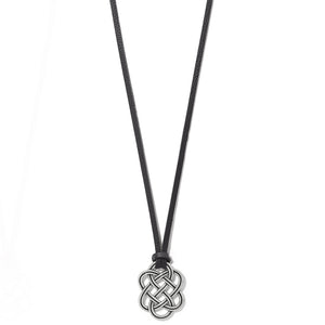 Interlok Trellis Black Necklace