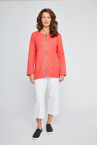Papaya Zip Jacket