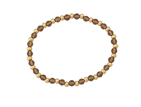 Gold & Glass Stone Bracelet