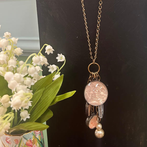 Pink Peaceful Necklace