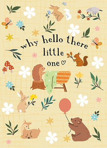 Forest Baby Card