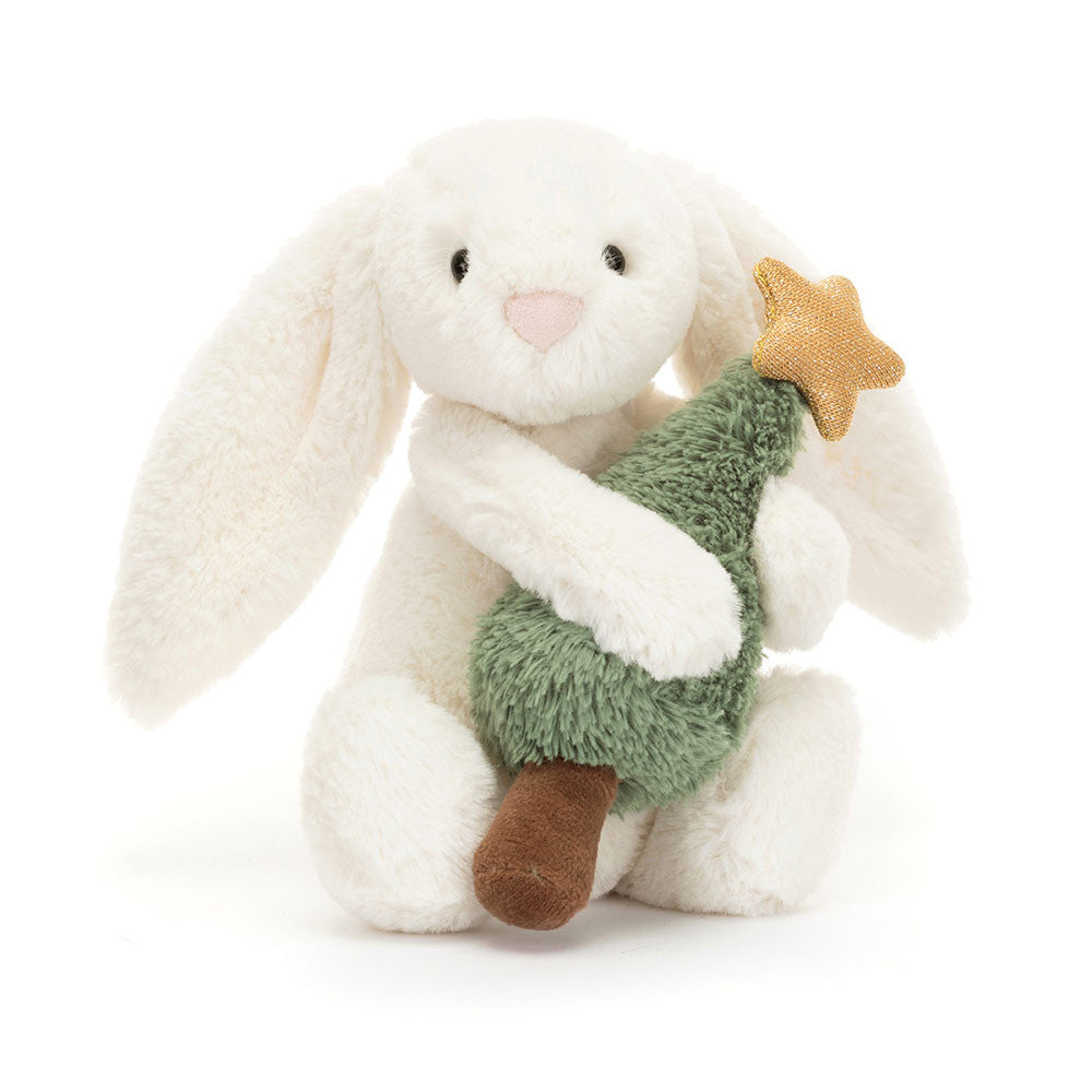 Bashful Bunny W Christmas Tree
