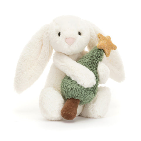 Bashful Bunny W Christmas Tree