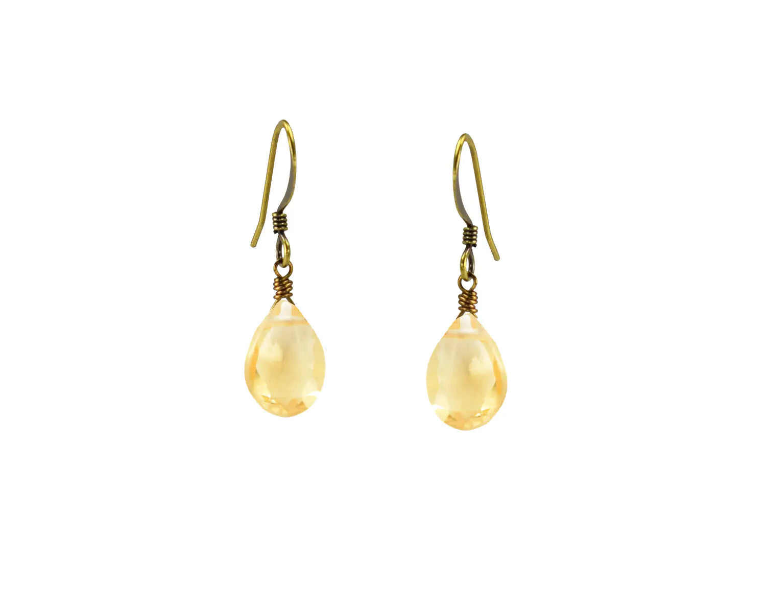 Citrine Briolette Earrings