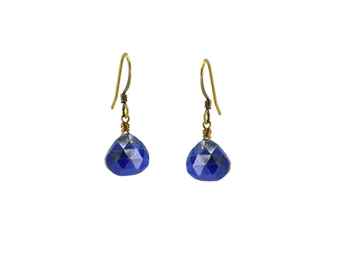 Lapis Briolette Earrings