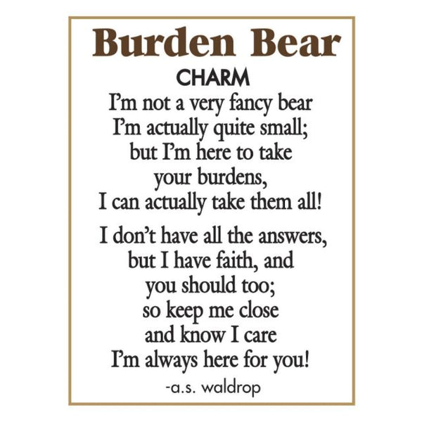 Burden Bear Pocket Charm