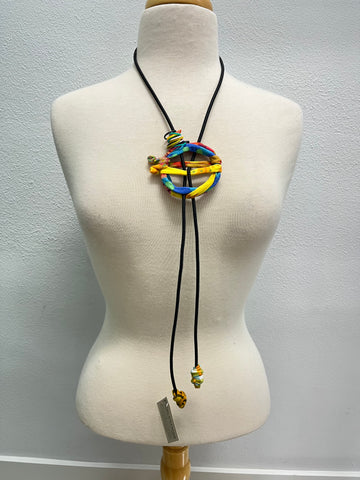 Colorful Buckle Bolo Necklace