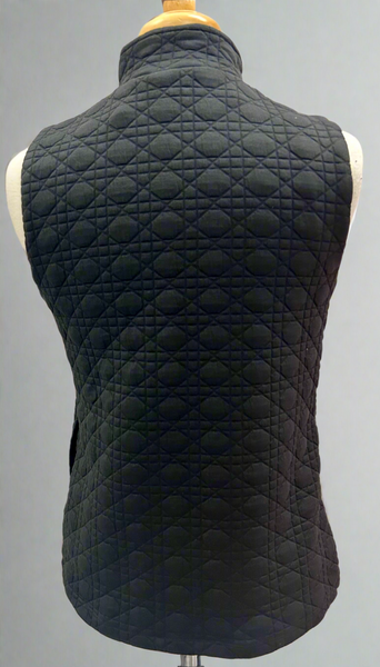 Black Quilted Vest