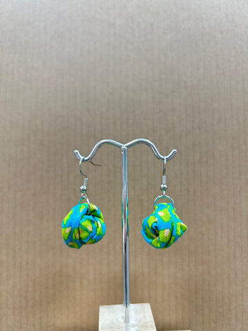 Aqua Gumball Earrings