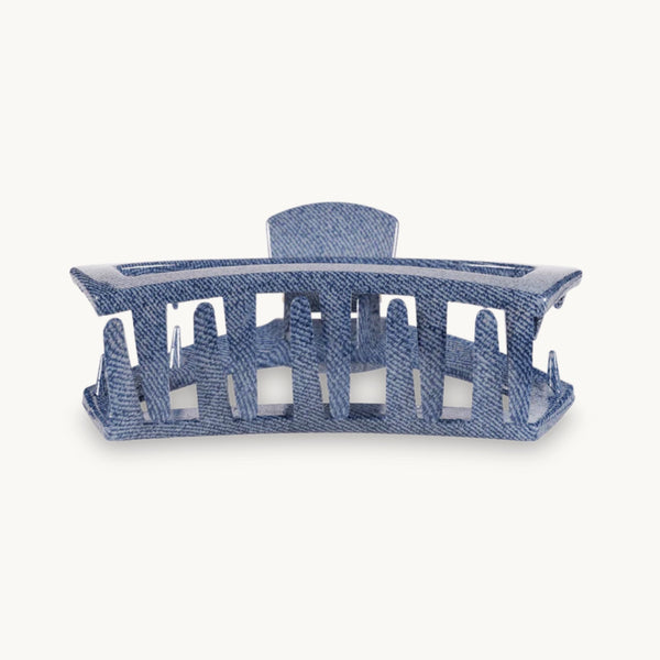 Denim Open Hair Clip