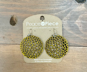 Pom Pom Dahlia Earrings