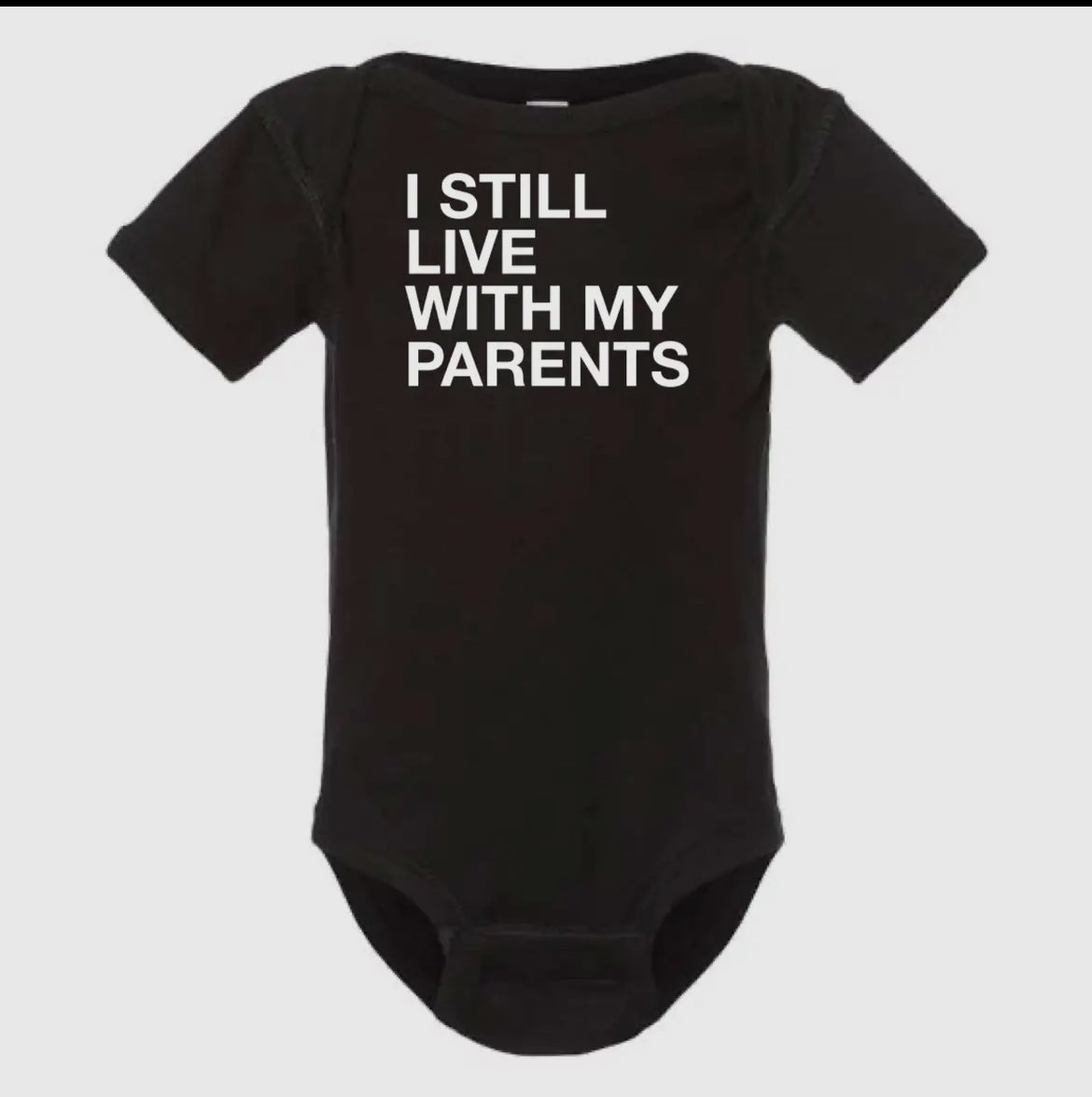Live With My Parents Onesie