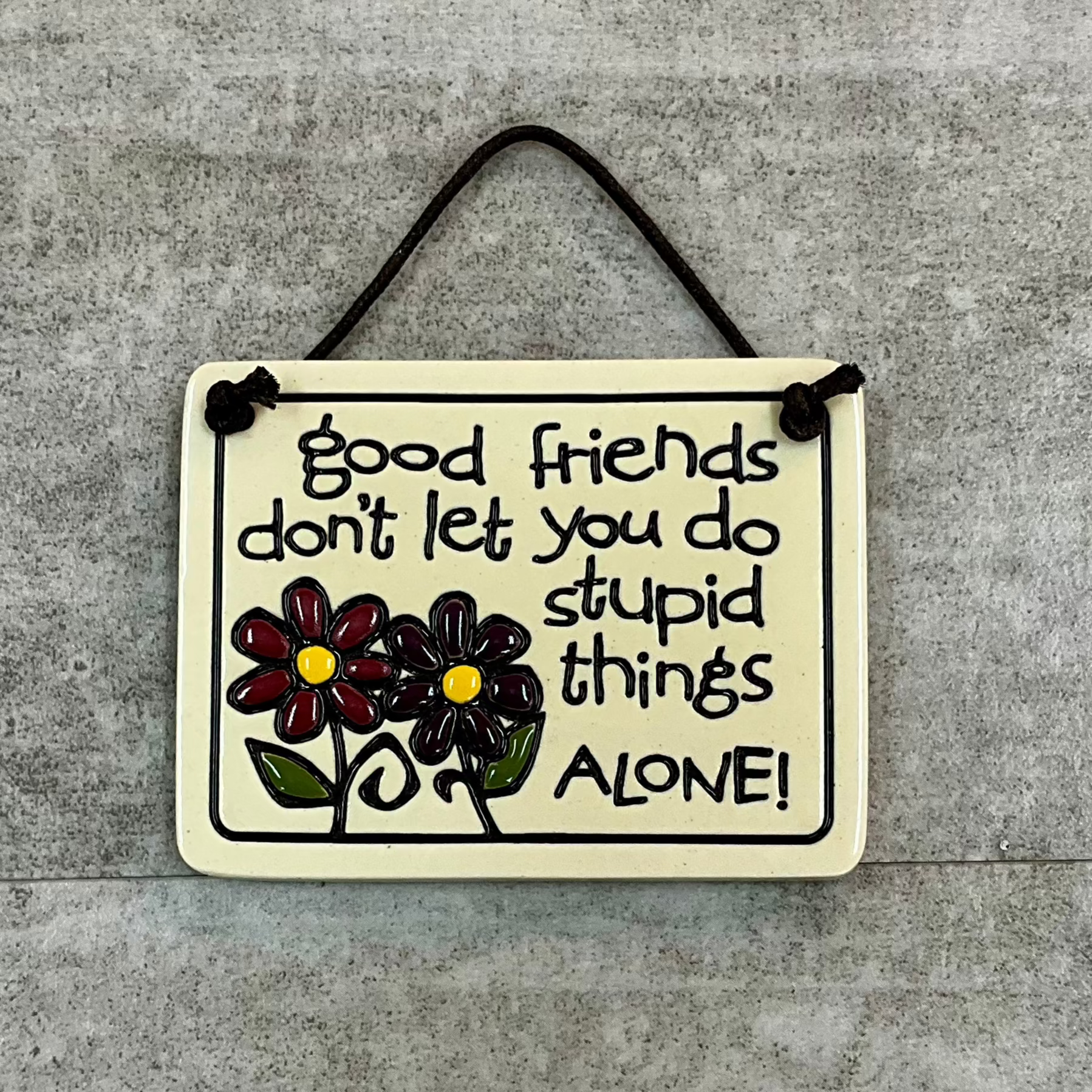Good Friends Clay Tile