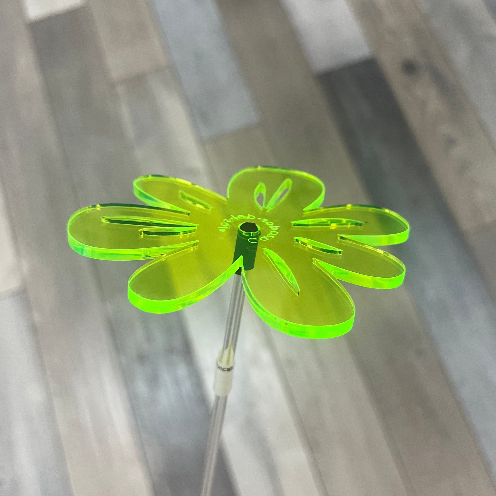 Small Green Flower Suncatcher