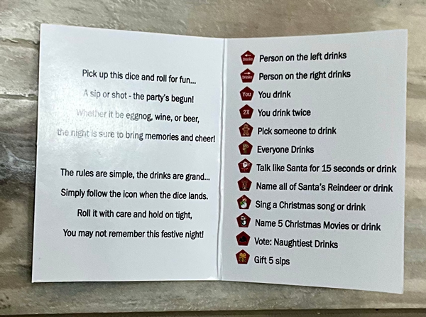 Merry Drinksmas Dice