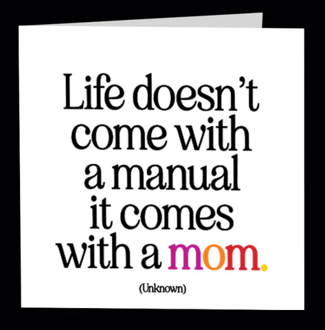 Manual Mom Card