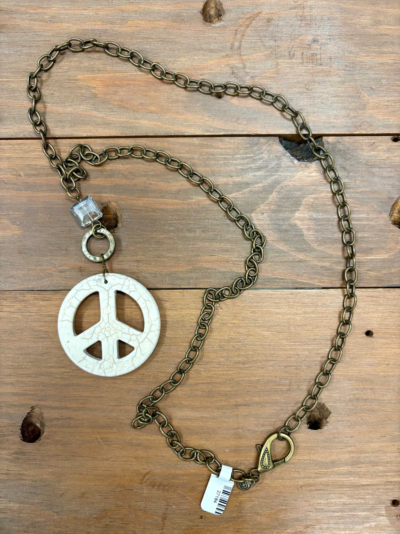 Groovy Peace Sign Necklace