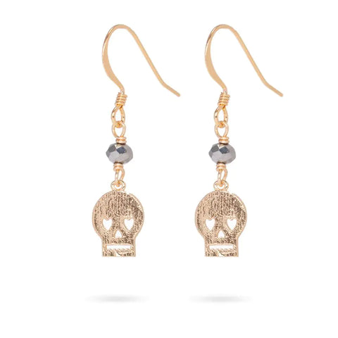 Skull Charm Earrings