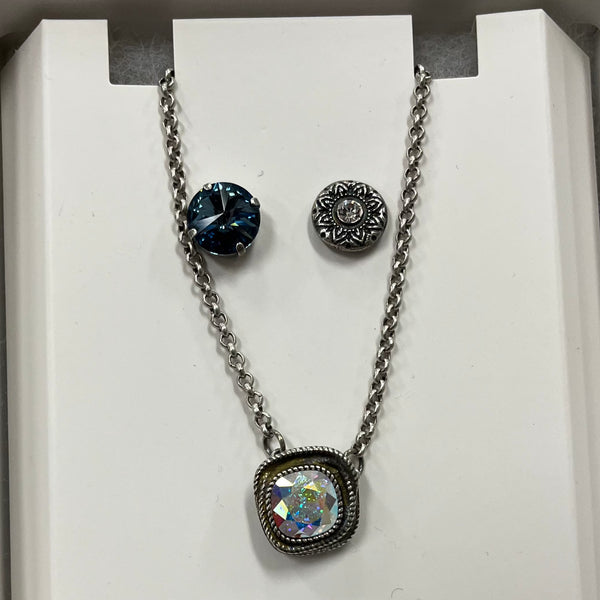 Snap Button Necklace Set