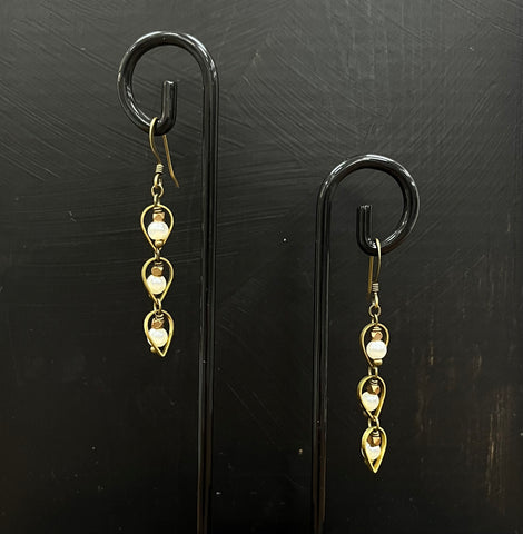 Pearl Trio Earrings