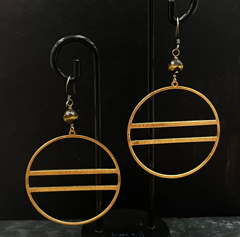 Tiger Eye Earrings