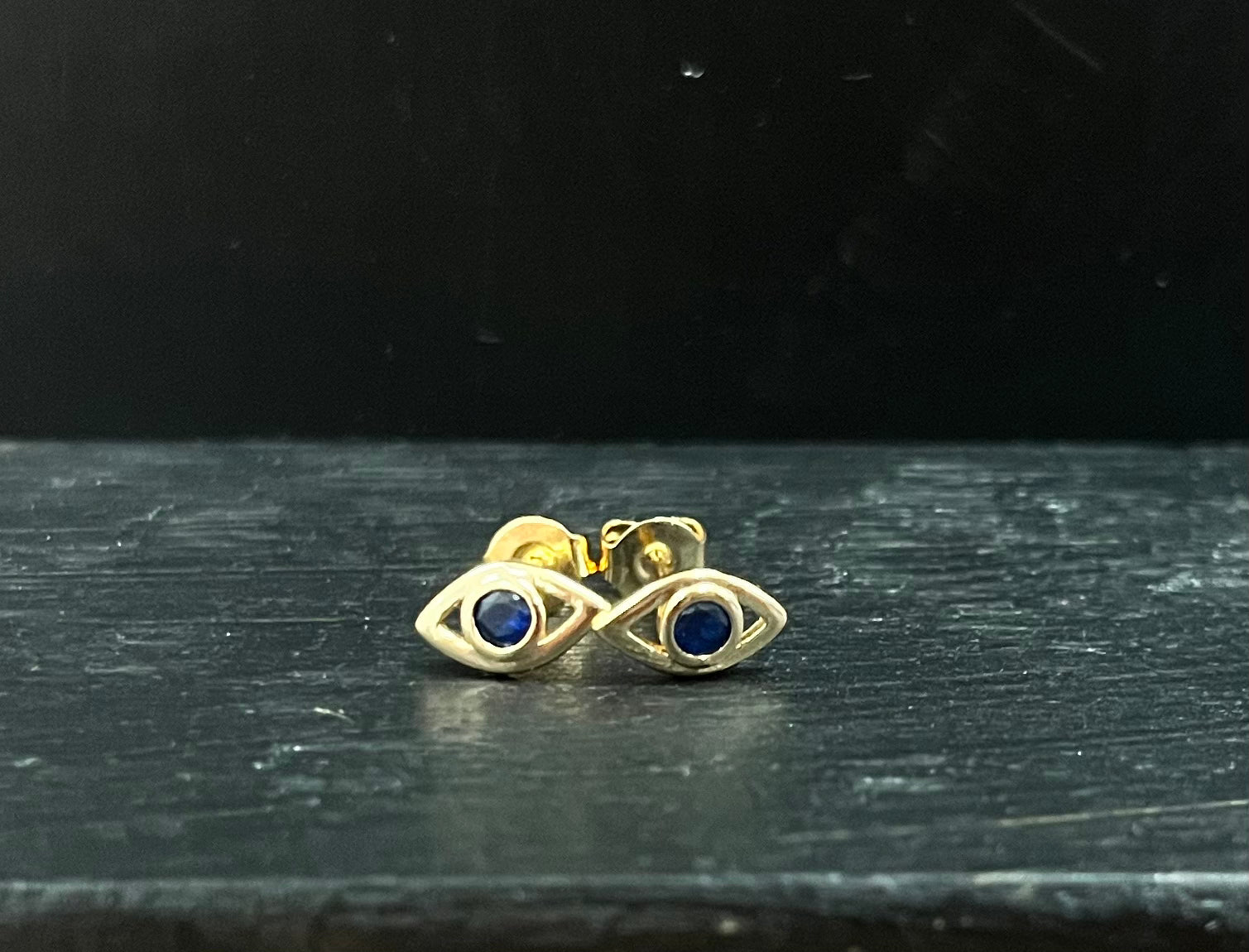 Evil Eye Post Earrings