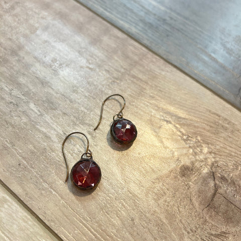 Purple Vintage Earrings