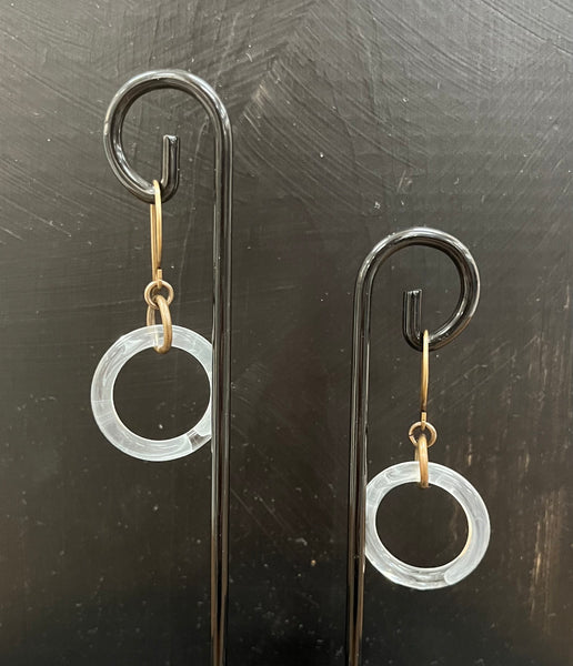 Clear Lucite Earrings