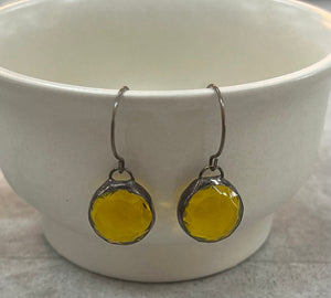 Yellow Vintage Earrings