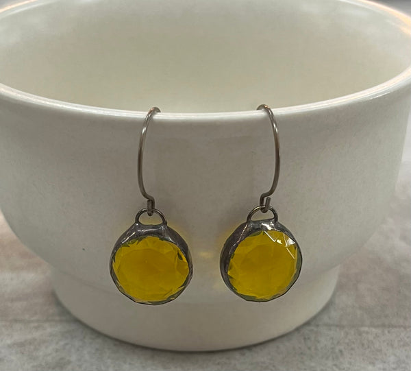 Yellow Vintage Earrings
