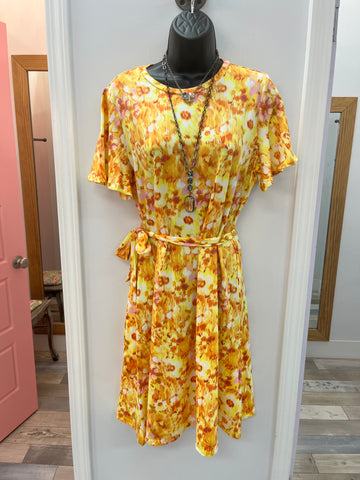 Alisha Yellow Dress