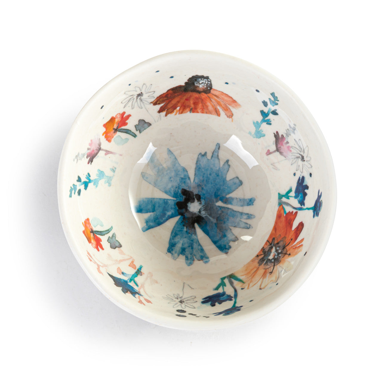 Meadow Flowers Melamine Bowl