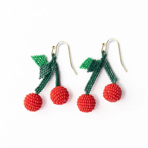 Lottie Cherry Dangle Earrings