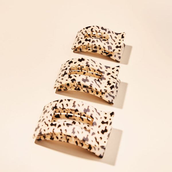 Blonde Tort Flat Rectangle Clip