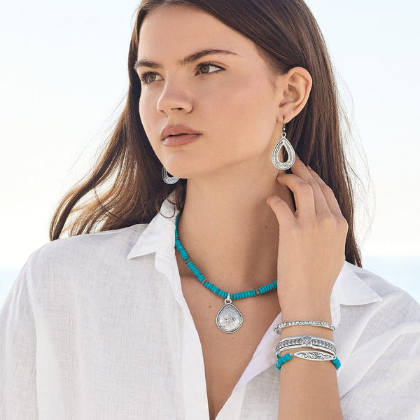 Mosaic Horizon Drop Earrings