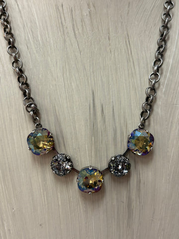 Stacey Necklace Verde BlkPatina