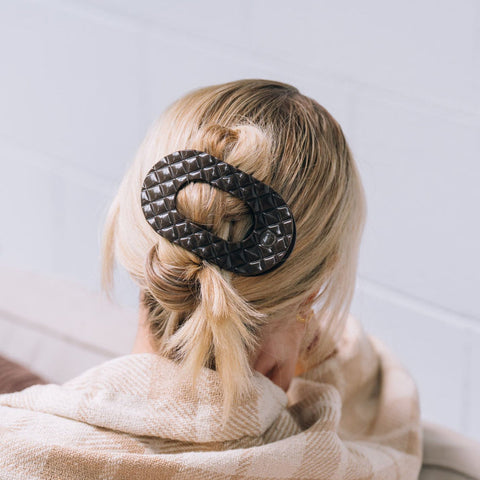 Truly Taupe Quilted Flat Clip