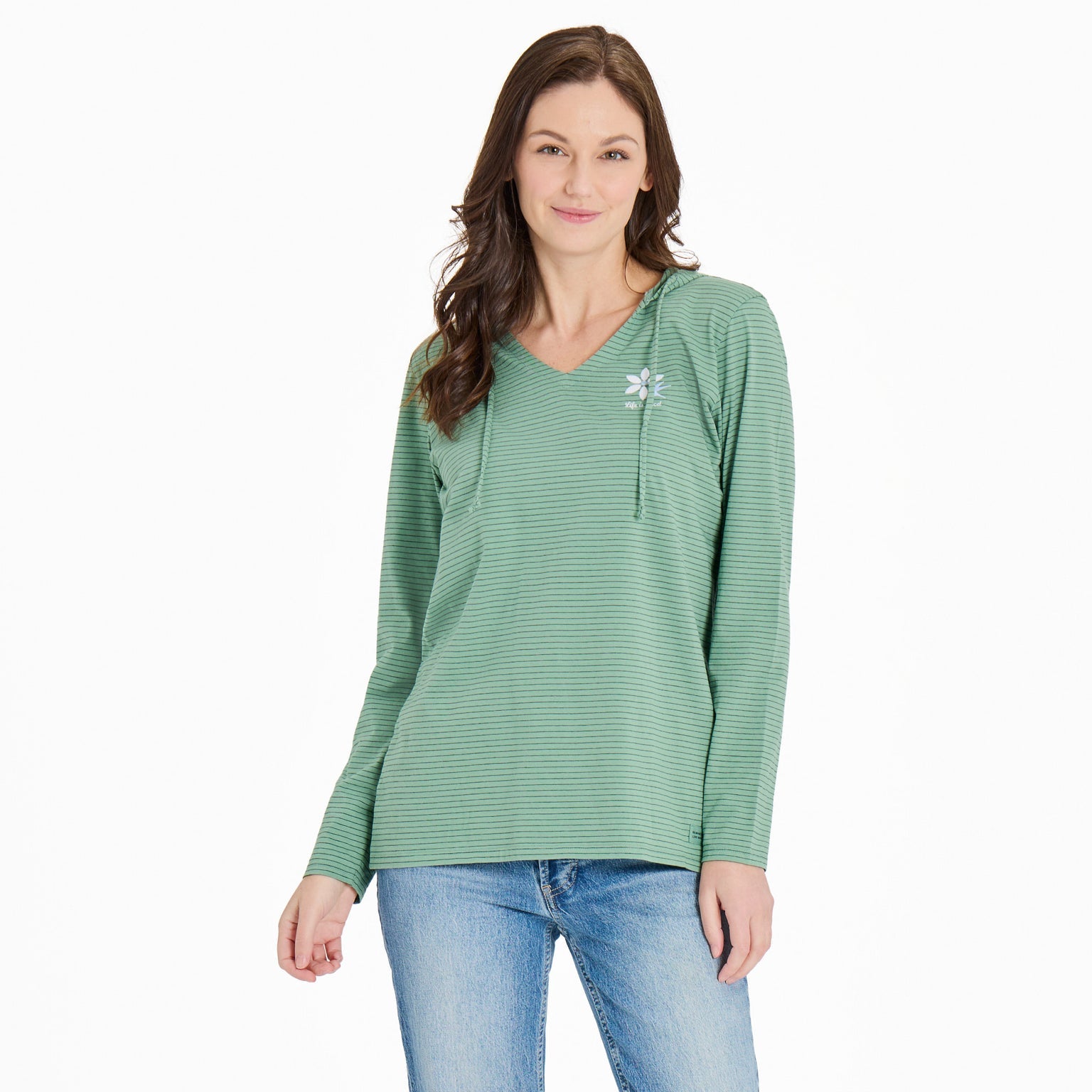 LS Hummingbird Flower Hoodie
