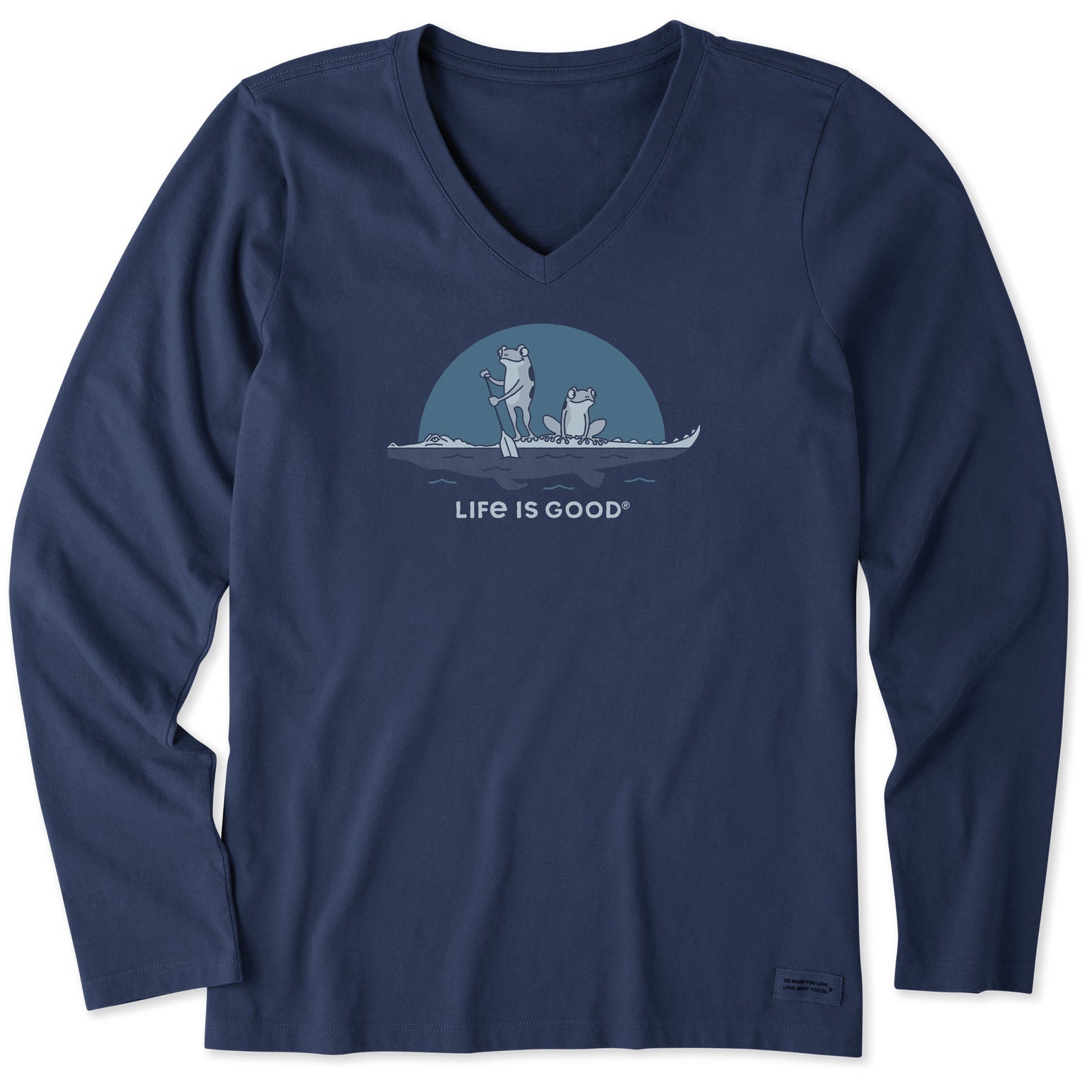 Frogs on a Croc LS Tee