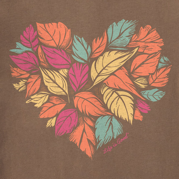 Leaf Heart V LS Tee