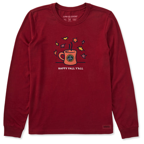 Happy Fall Y'all LS Tee