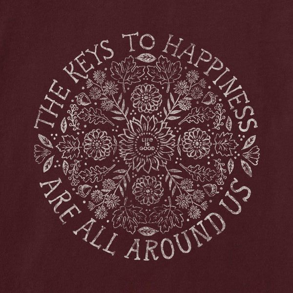 Keys to Happiness LS Hoodie