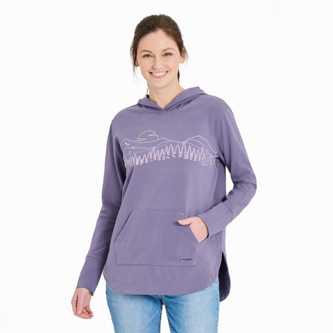 Mountain Tree LS Hoodie