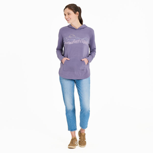 Mountain Tree LS Hoodie