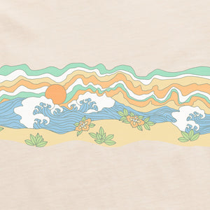 Boxy Gone to Beach LS Hoodie