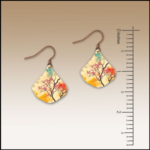 Painter's Tree Ginkgo Earrings