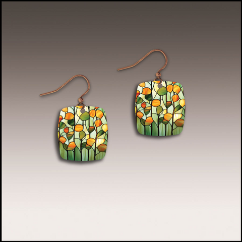 Stained Glass Drop Earrings